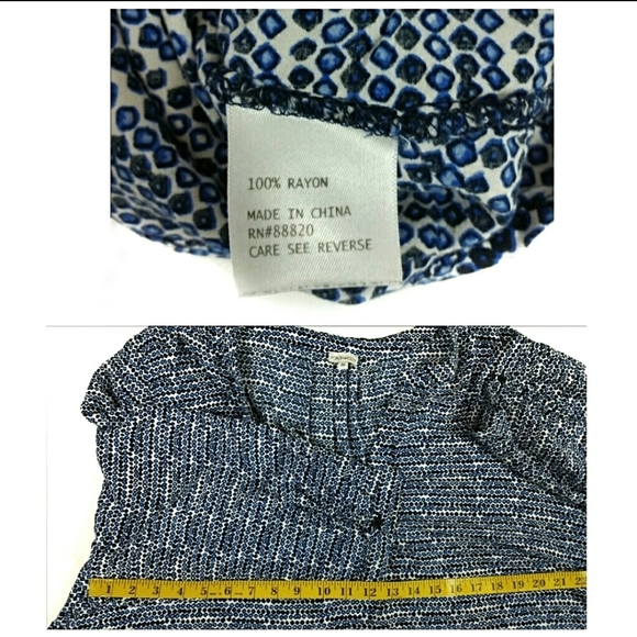 Paraphrase 3X Abstract Dot Peasant Blouse (A) - Picture 4 of 7